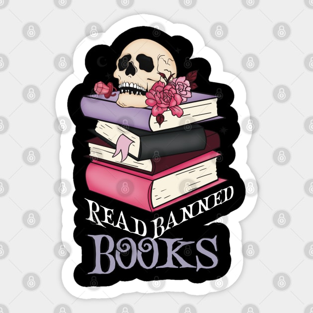 Read Banned Books Sticker by starwilliams